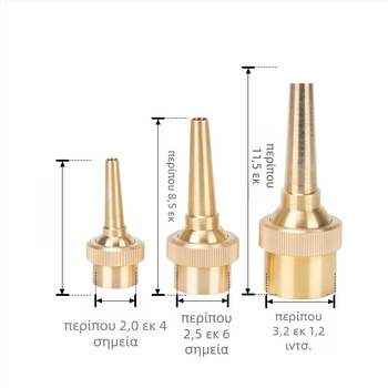 Ακροφύσιο σιντριβανιού από ορείχαλκο για τοπίο κήπων – Μάρκα: Άλλο