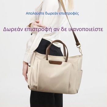 Γυναικεία τσάντα για φορητό υπολογιστή, ultra‑ελαφριά κατασκευή, Oxford ύφασμα, νάιλον επένδυση, άνοιξη 2025 κυκλοφορία, μάρκα 23, φοριέται χέρι ή στον ώμο