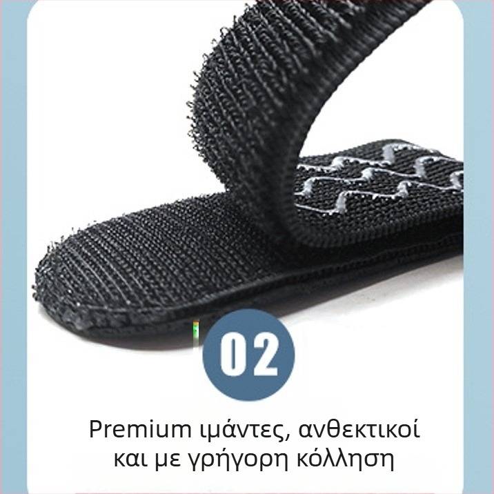 Νάιλον ιμάντας βέλκρο, αντιολισθητικός και υψηλής ελαστικότητας — Meite webbing