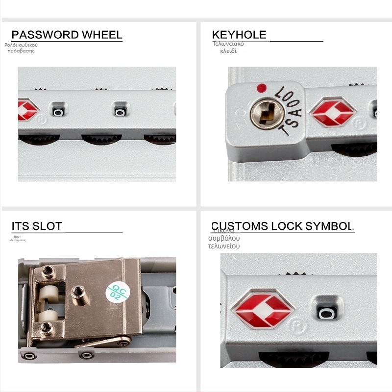 Κλειδαριά κουτιού Yongfeng ABS για αποσκευές – αξεσουάρ αποσκευών