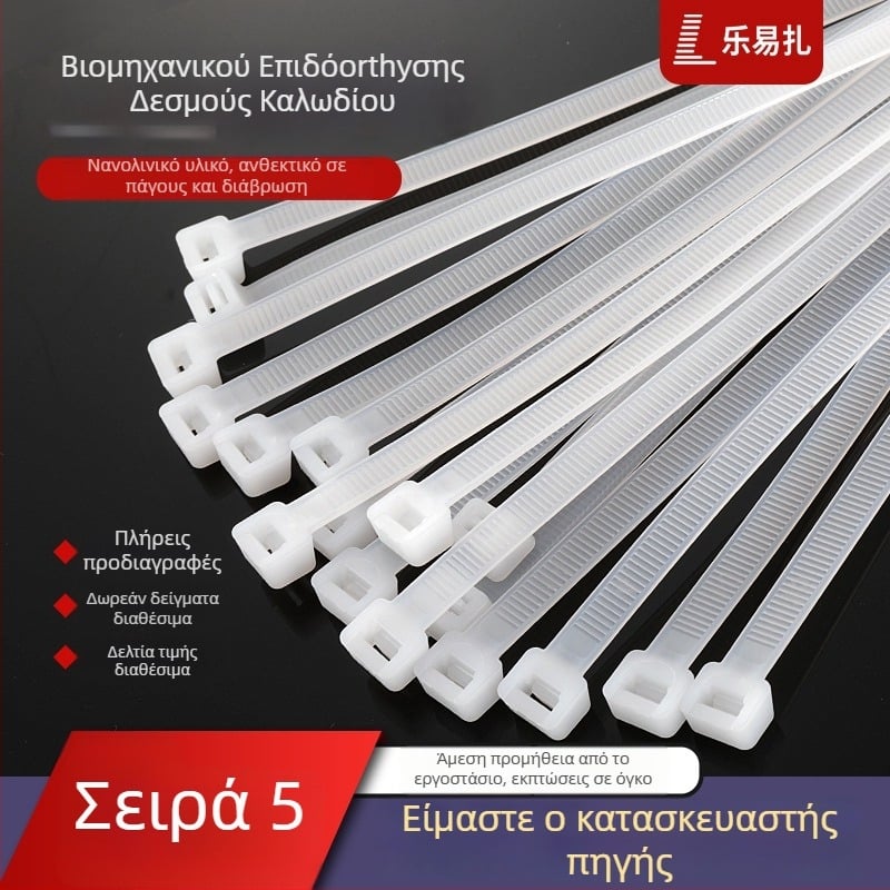 Αυτό-κλειδόμενες νάιλον ζώνες καλωδίων PA66, μάρκα Leyi zai, για αποθήκευση