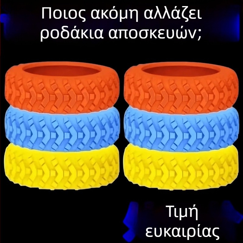 Κάλυμμα τροχού αποσκευών — προστατευτικό κάλυμμα για τον τροχό του κουβέρ, αντικατάσταση σιωπηλού καθολικού τροχού, εξάρτημα σιλικονης-δαχτυλίου, ABS υλικό, άνοιξη 2025