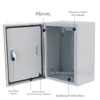 JXF1 Κουτί Ελέγχου Τοίχου Για Ηλεκτρική Διανομή, επιφανειακή εγκατάσταση, χάλυβας ψυχρής έλασης, IP35, 1–6 κυκλώματα