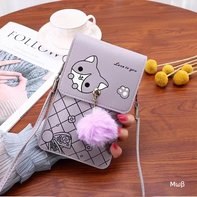 Τσάντα κινητού από PU δέρμα με μαγνητικό κούμπωμα, κάθετης τετράγωνης μορφής, θήκη για κινητό, για γυναίκες