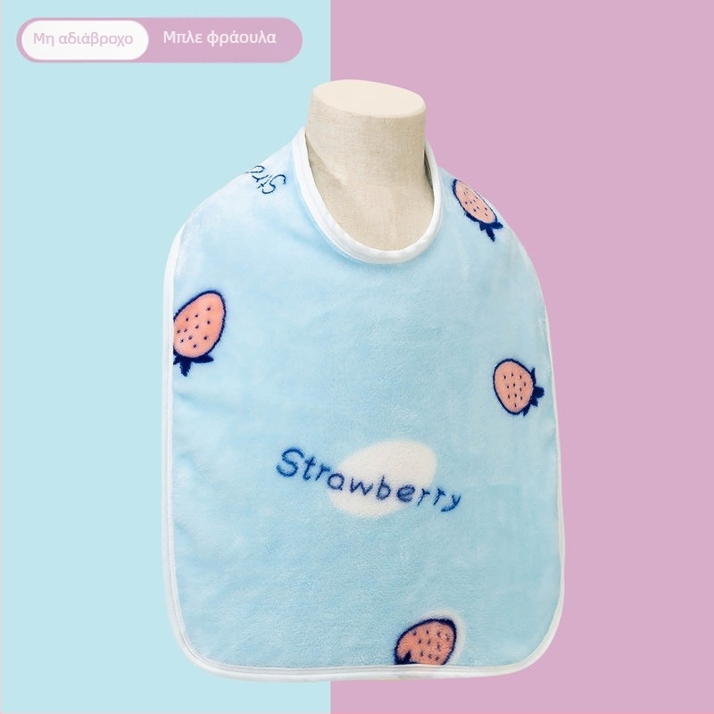 Βρεφική πετσέτα πλυσίματος από Coral Velvet, μοτίβο κινούμενων σχεδίων, κεντημένη, για βρέφη, 80–100 γρ