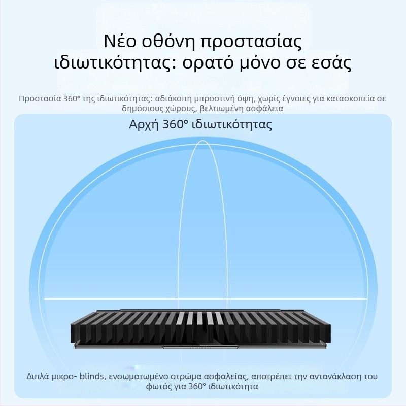 MacBook Air Φιλμ Προστασίας Ιδιωτικότητας, πλήρης συγκόλληση, 360° προστασία τεσσάρων πλευρών, PET τριών στρώσεων