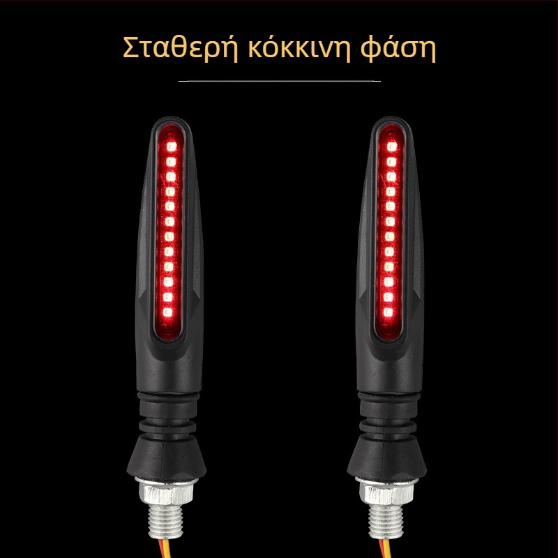 LED φλας σήμανσης για οχήματα 12V — Μοντέλο 018, 2W, LED πηγή φωτός, διάρκεια ζωής 10000 ωρών