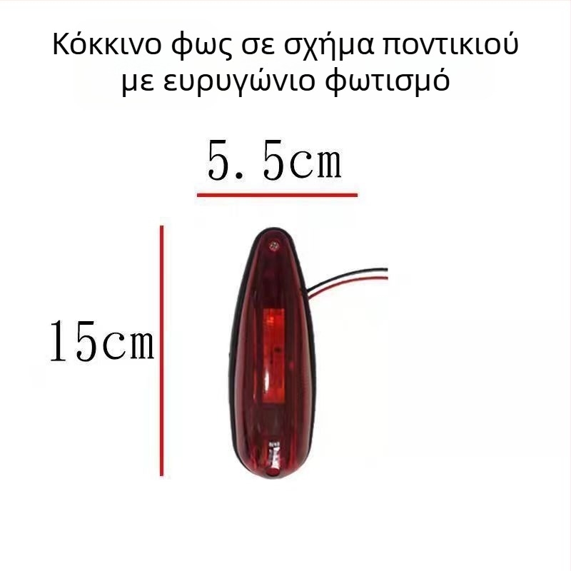 LED γωνιακό φως για 24V φορτηγά — 5W, LED αστιγματισμός, ζωή 20 000 ωρών (Μοντέλο: LED λαμπτήρας γωνίας με μαλακή βάση)