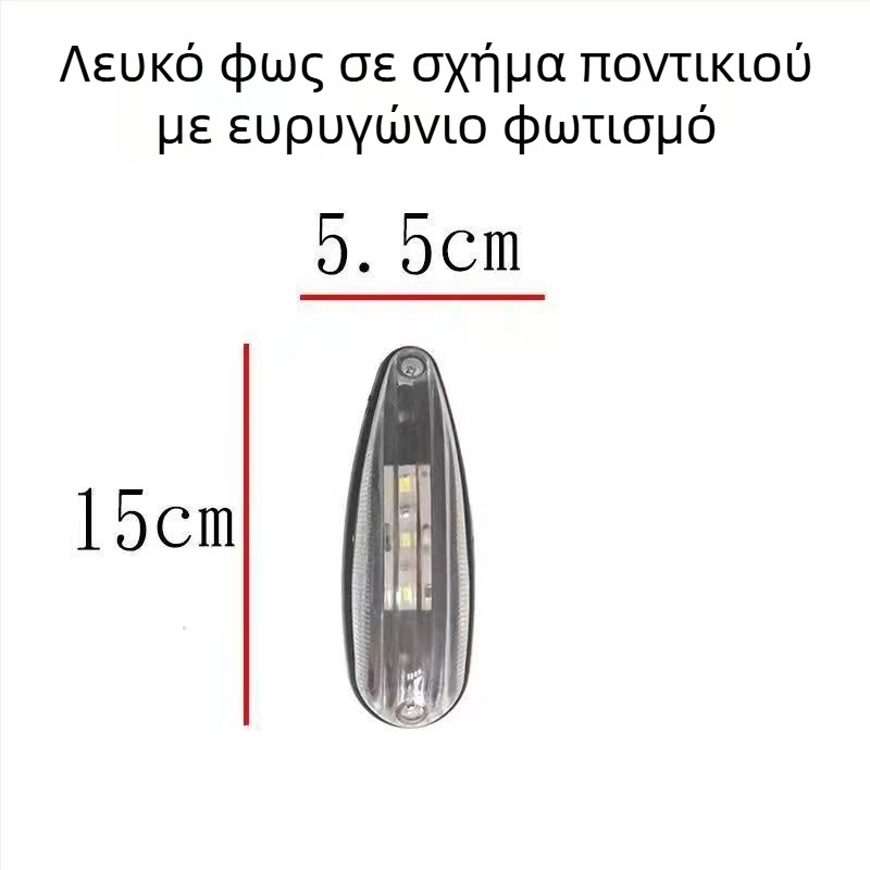 LED γωνιακό φως για 24V φορτηγά — 5W, LED αστιγματισμός, ζωή 20 000 ωρών (Μοντέλο: LED λαμπτήρας γωνίας με μαλακή βάση)