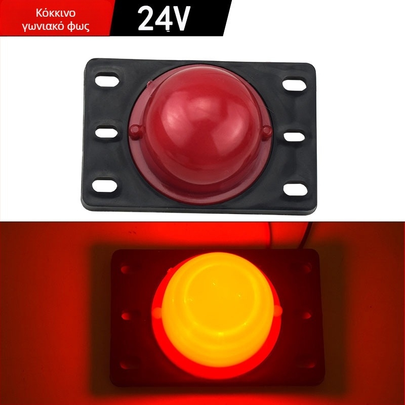 LED γωνιακό φως για 24V φορτηγά — 5W, LED αστιγματισμός, ζωή 20 000 ωρών (Μοντέλο: LED λαμπτήρας γωνίας με μαλακή βάση)
