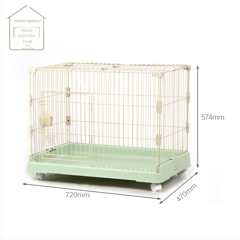 Κλουβί για κουνέλια με πολλά επίπεδα, εσωτερική χρήση, μάρκα Chuangyi, κατασκευή από συνδυασμό πλαστικού και μεταλλικού καλωδίου