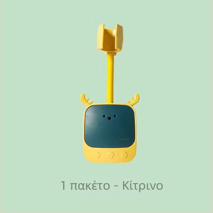 Στήριγμα κεφαλής ντους χωρίς διάτρηση (Υλικό: Πλαστικό; Εγκατάσταση χωρίς τρύπες; Μοντέλο: Γενικό; Θερμοκρασία λειτουργίας: 27; Ονομαστική πίεση: 50)