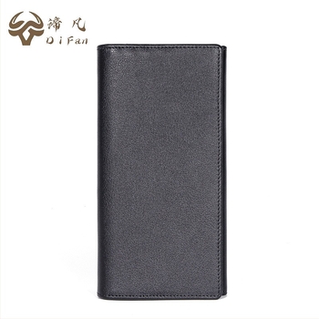 Ανδρικό μακρύ πορτοφόλι από γνήσιο δέρμα κορυφαίας ποιότητας, με αντι-κλοπή, αδιάβροχο, ultra-light – στιλ επιχειρηματικής μετακίνησης