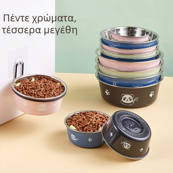 Mengdi ανοξείδωτος χάλυβας – ταΐστρα κατοικίδίων με αντιολισθητικό σχεδιασμό, μπολ σκύλου και γάτας, προέλευση Taizhou, Zhejiang