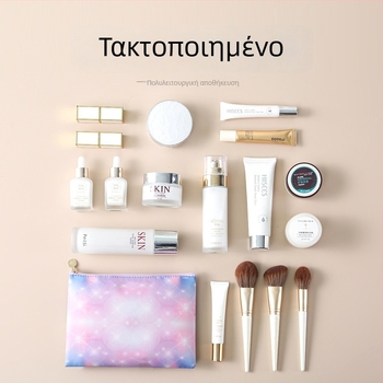 Τσαντάκι καλλυντικών - PU υλικό, τύπου χειρός, πολυλειτουργικό, για ταξίδια και αποθήκευση μακιγιάζ