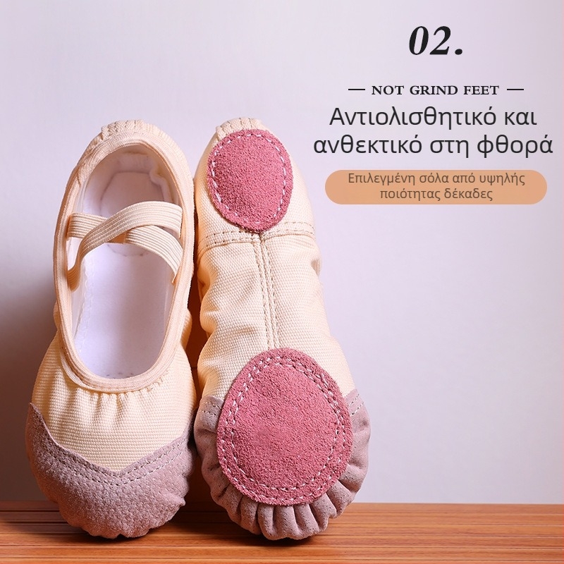 Παιδικά χειμερινά παπούτσια μπαλέτου με σόλα από καουτσούκ, άνω μέρος από βαμβάκι, αναπνεύσιμα και ελαφριά, για κορίτσια