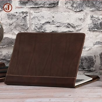 Θήκη για φορητό υπολογιστή από γνήσιο δέρμα για MacBook Pro/Air — ανθεκτική στη φθορά, δέρμα κορυφαίας στρώσης, ρετρό φινίρισμα Crazy Horse