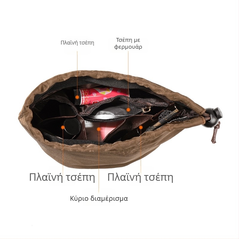 Λίνερ για τσάντες - νάιλον, κυβικού σχήματος, πολυλειτουργική αποθήκευση για ταξίδια και μακιγιάζ