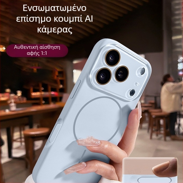 Θήκη κινητής Apple από υγρή σιλικόνη, ματ φινίρισμα, προστασία από πτώσεις, απλή και κομψή