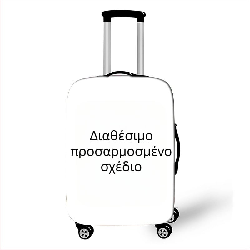 Κάλυμμα αποσκευών από πολυεστέρα, ανθεκτικό στη φθορά, με φερμουάρ, προσαρμοσμένο μοτίβο, ελαφρύ 0.28 кг