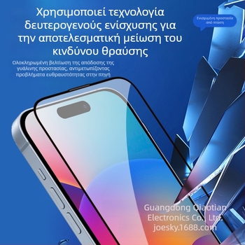 Προστατευτικό οθόνης από κρύσταλλο για iPhone – πλήρης κάλυψη, HD, αντι-κρυφή, 0,33 mm