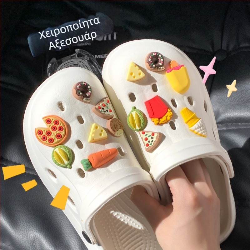 3D διακοσμητικό λουλούδι για παπούτσια, DIY αξεσουάρ για σανδάλια και καθημερινά παπούτσια, μοντέλο PJ001, στυλ Duoduo