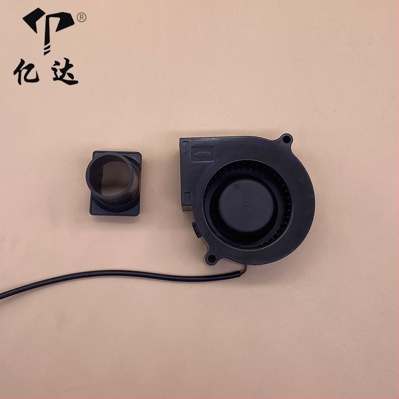 Yida 7530 DC φυσητήρας αέρα, 12V, πλευρική ροή αέρα, PBT, ανεμιστήρας με μέση πίεση