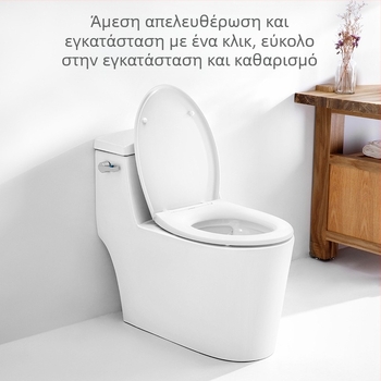 Έξυπνο κάθισμα τουαλέτας για οικιακή χρήση, καθολικό, ηλεκτρικό μαλακό κλείσιμο με άμεση θέρμανση και σταθερή θερμοκρασία, μοντέλο LY-TR005B