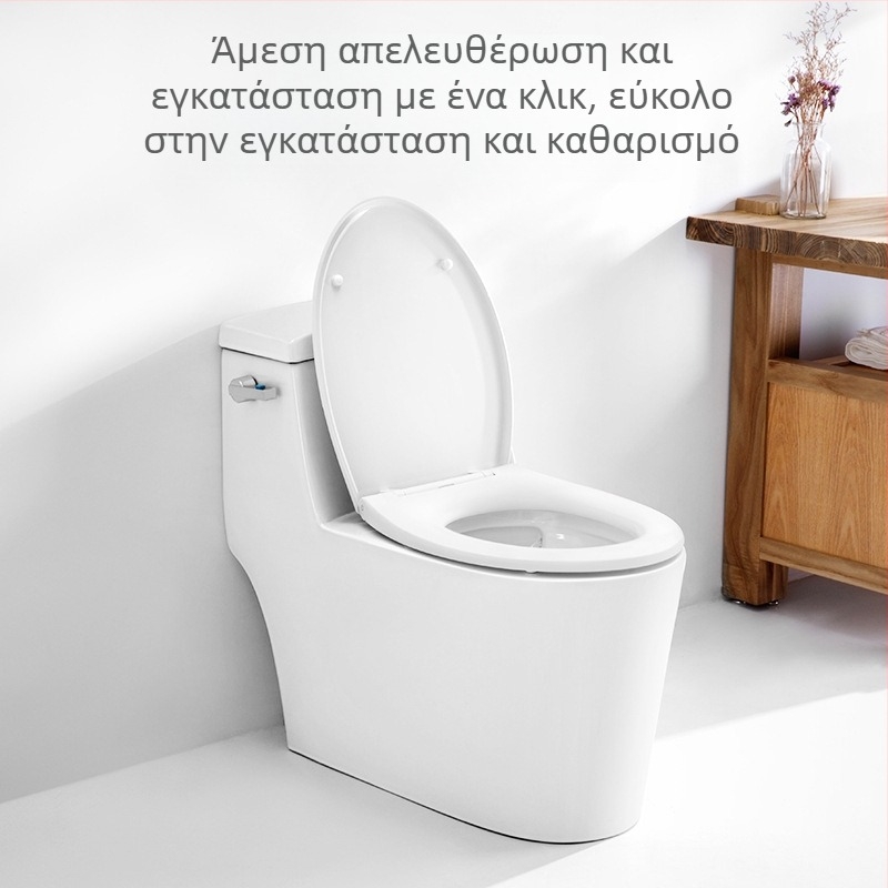 Έξυπνο κάθισμα τουαλέτας για οικιακή χρήση, καθολικό, ηλεκτρικό μαλακό κλείσιμο με άμεση θέρμανση και σταθερή θερμοκρασία, μοντέλο LY-TR005B