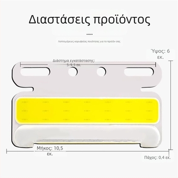 LED πλευρικός φωτισμός οχήματος, μοντέλο Cob edge light, πηγή φωτισμού LED