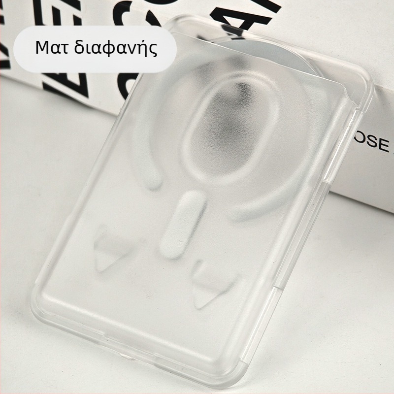 Μαγνητικός φορέας καρτών για iPhone 16 – ματ PC σκληρή θήκη, παραμετροποίηση λογότυπου, μαγνητικό πίσω αυτοκόλλητο