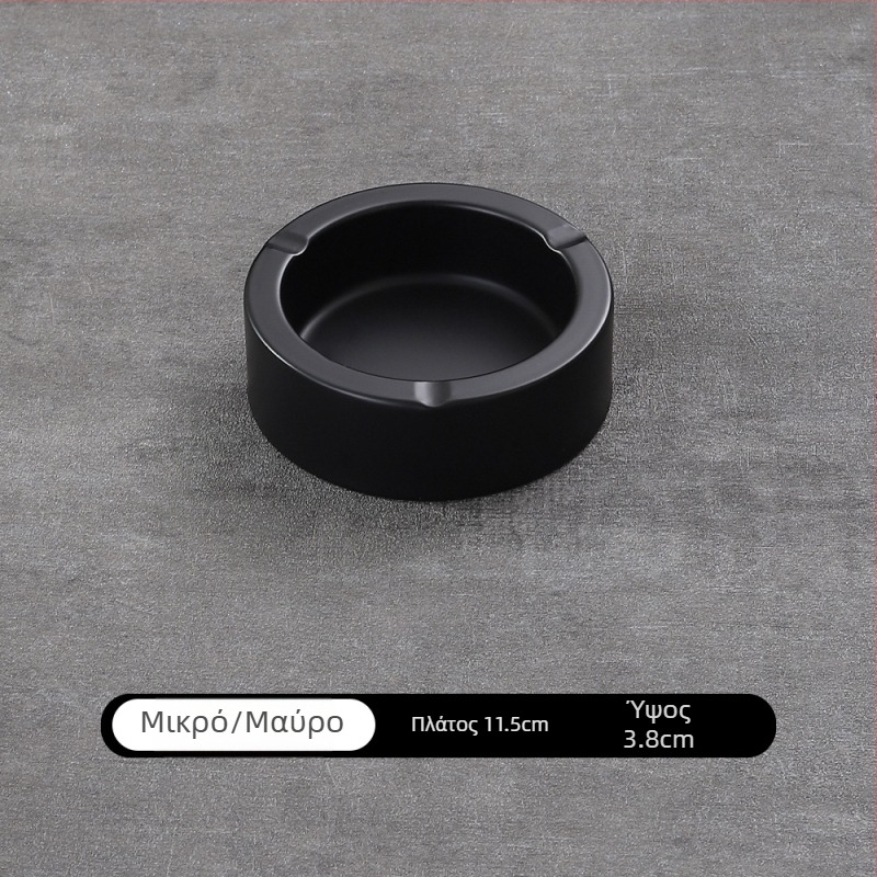 Τασάκι από ανοξείδωτο ατσάλι, χοντρό, με προσαρμοσμένο λογότυπο, κατάλληλο για internet café, μπαρ ή οικιακή χρήση, ανθεκτικό στον άνεμο και στις πτώσεις