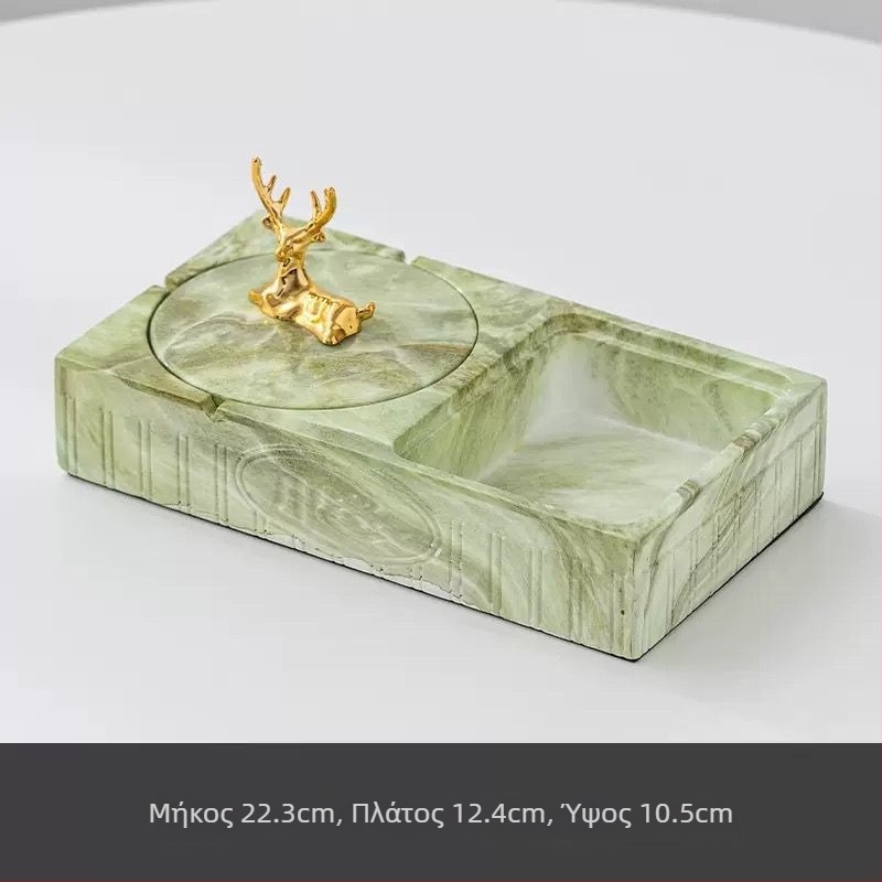 Τασάκι από PET με αλυσίδα κλειδιών, επαναχρησιμοποιούμενο, τετράγωνος μινιμαλιστικός σχεδιασμός για οικιακή χρήση