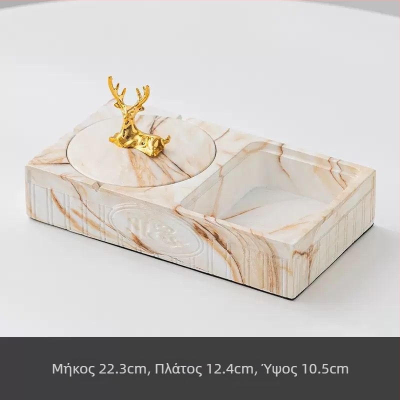 Τασάκι από PET με αλυσίδα κλειδιών, επαναχρησιμοποιούμενο, τετράγωνος μινιμαλιστικός σχεδιασμός για οικιακή χρήση