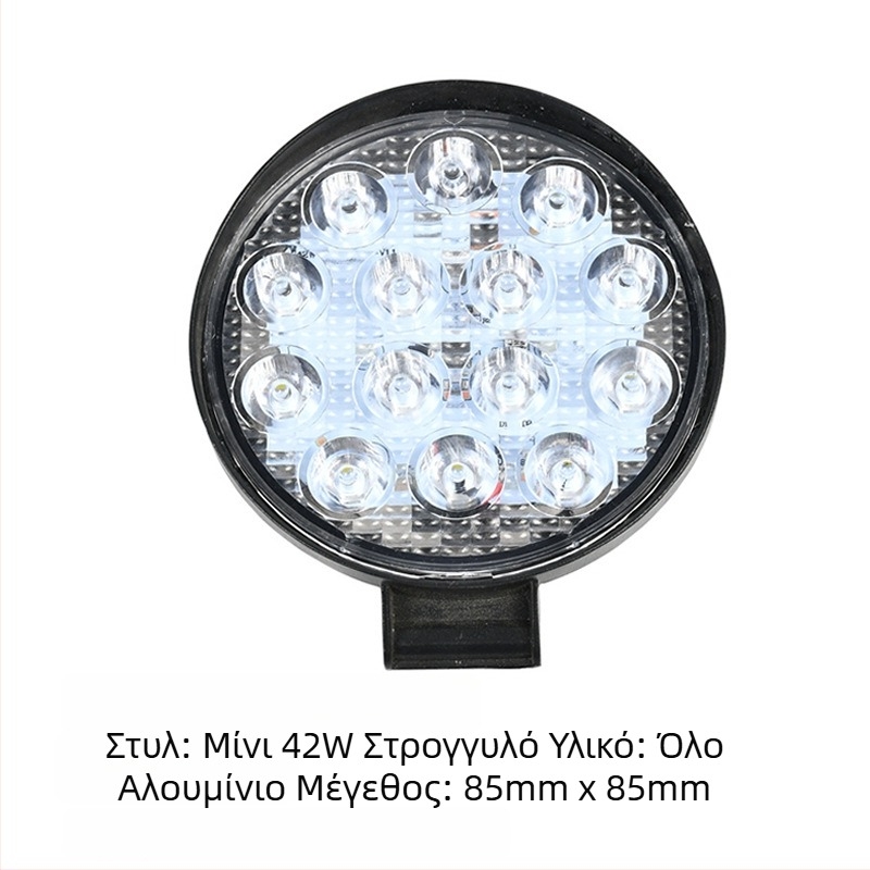 Φωτιστικό LED αυτοκινήτου για εργασία – Off-Road, 27W, 9-80V, 6500K, 30000h