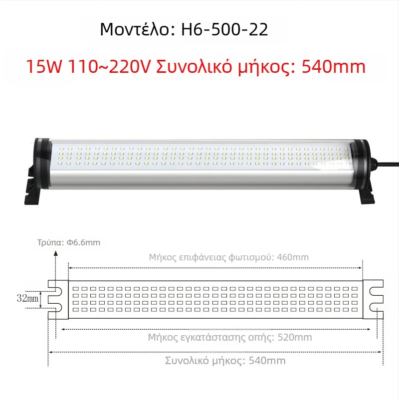 LED αδιάβροχο φως εργασίας CNC τόρνου, 220V, ανθεκτικό σε εκρήξεις