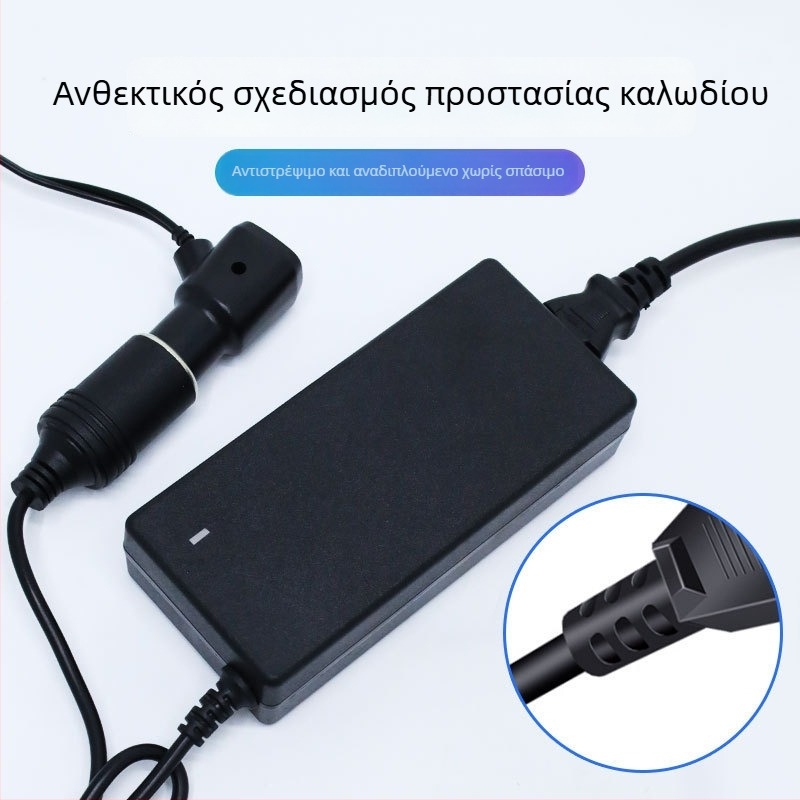 AC-180 Μετατροπέας 220V σε 12V, 60-96W, για αυτοκίνητο και οικιακή χρήση