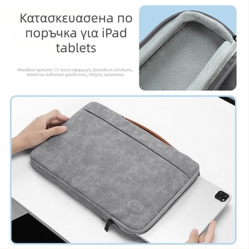 Τσάντα για φορητό υπολογιστή – unisex, αστικός μινιμαλισμός, επένδυση φλίς, αναπνεύσιμη, αδιάβροχη, ανθεκτική στη φθορά, αντίσταση σε σεισμούς, Χειμώνας 2023