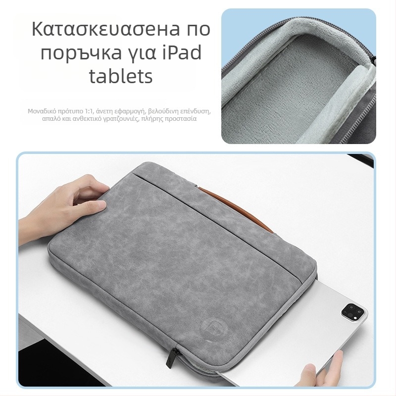 Τσάντα για φορητό υπολογιστή – unisex, αστικός μινιμαλισμός, επένδυση φλίς, αναπνεύσιμη, αδιάβροχη, ανθεκτική στη φθορά, αντίσταση σε σεισμούς, Χειμώνας 2023