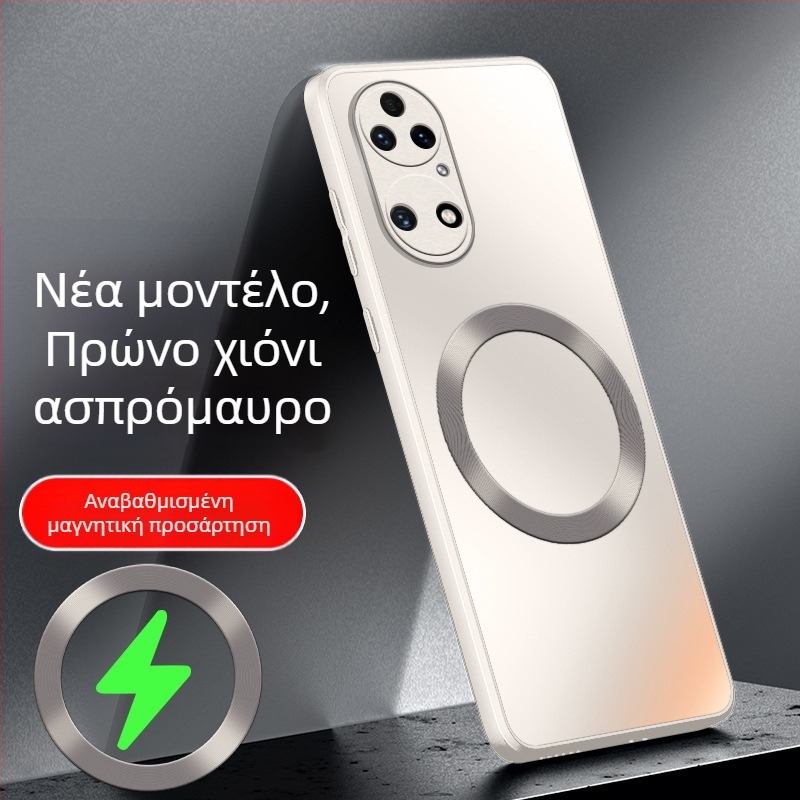 Θήκη Huawei P50 – ματ φινίρισμα PC, MagSafe μαγνήτης, αντίσταση σε πτώσεις