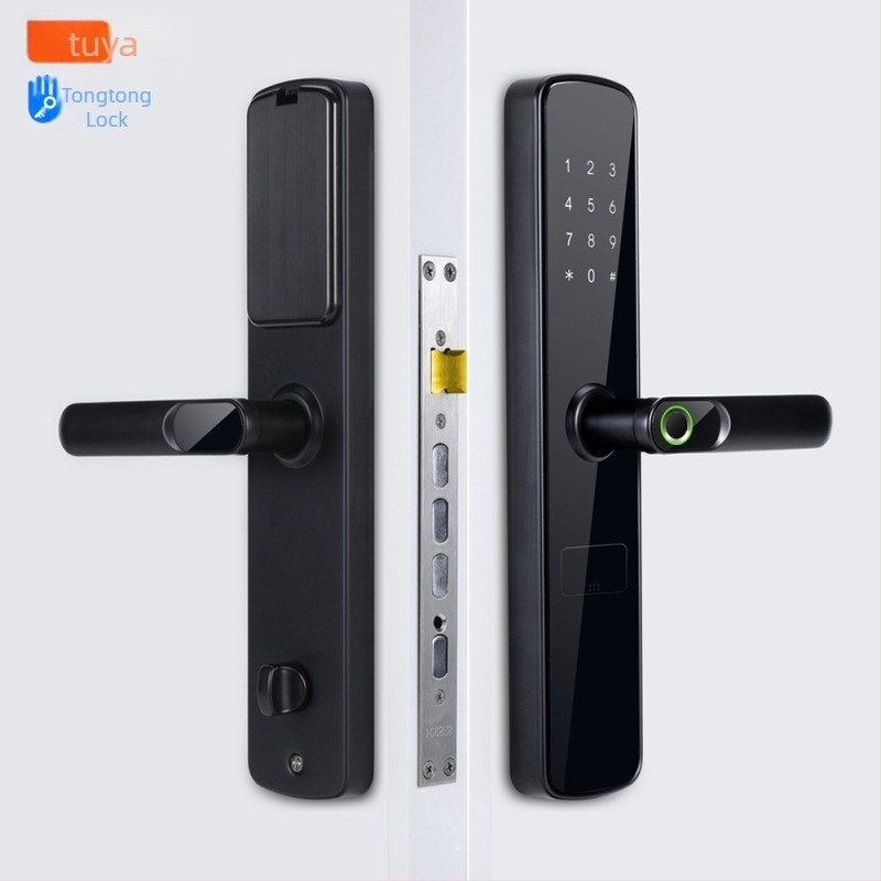 X5-2 Έξυπνο κλείδωμα πόρτας με αποτύπωμα για οικιακή ασφάλεια – 50 αποτυπώματα αποθηκευμένα, ξεκλείδωμα σε κάτω από 0,5 s, ψευδής αναγνώριση 0,00004%, ποσοστό απόρριψης 0,15%