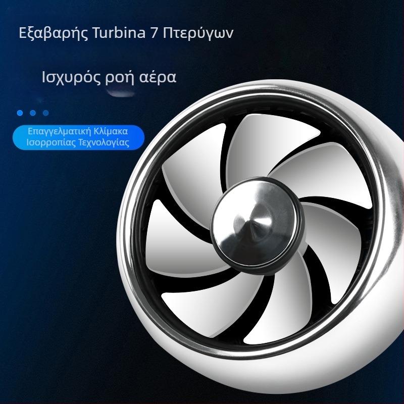 Αυτοκινητικός ηλεκτρικός ανεμιστήρας 12V/24V, μοντέλο F101, 5W, ABS + πλακέτα κυκλώματος