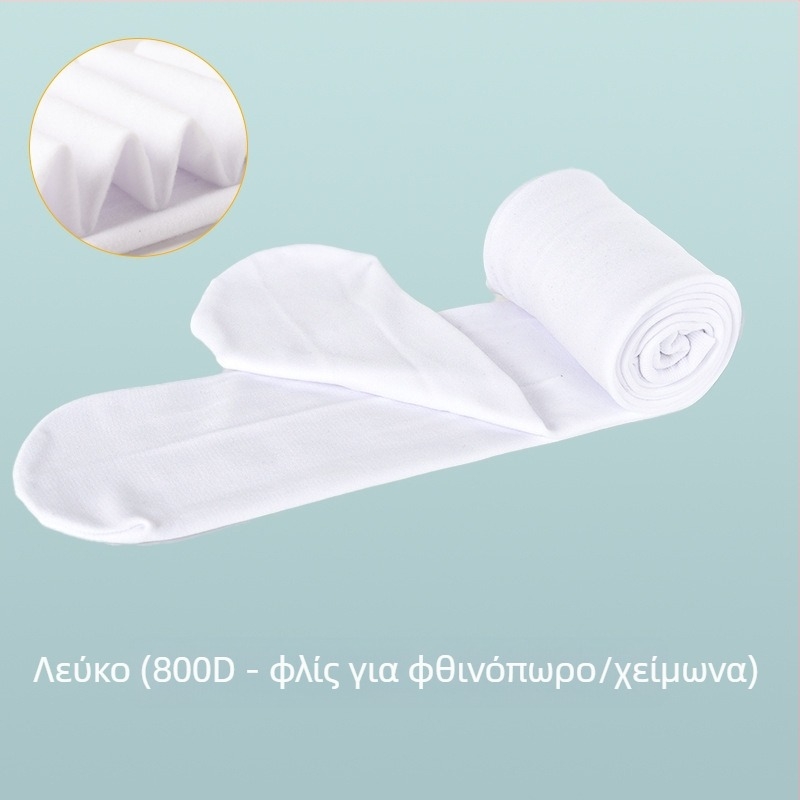 Παιδικά βελούρι χορευτικά καλσόν, μεσαίας πυκνότητας, ύφασμα από βαμβάκι, για ηλικίες 7–12 ετών