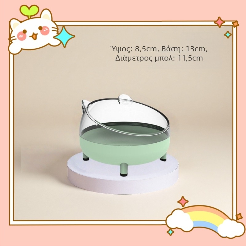 Είδη Διατροφής για Κατοικίδια — κεραμικό μπολ φαγητού κατά της ανατροπής για χάμστερ και τροφοδότης από ανοξείδωτο χάλυβα για μικρά ζώα