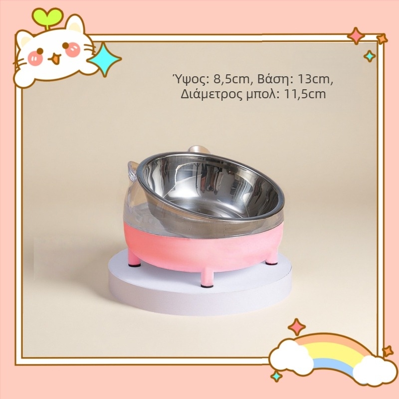 Είδη Διατροφής για Κατοικίδια — κεραμικό μπολ φαγητού κατά της ανατροπής για χάμστερ και τροφοδότης από ανοξείδωτο χάλυβα για μικρά ζώα