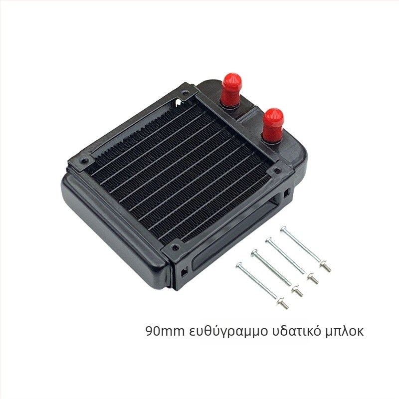 Αλουμινένιος ψύκτης νερού για βιομηχανικούς Η/Υ, ψύξη με σωληνώσεις, συμβατός με συστήματα υδροψύξης