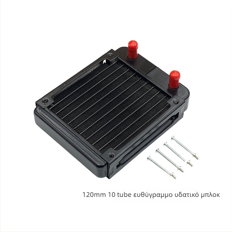 Αλουμινένιος ψύκτης νερού για βιομηχανικούς Η/Υ, ψύξη με σωληνώσεις, συμβατός με συστήματα υδροψύξης