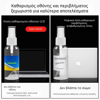 Εννιατμηματικό σετ καθαρισμού υπολογιστή: καθαριστής οθόνης, κάλυμμα φορητού και εργαλεία καθαρισμού πληκτρολογίου — Μοντέλο Qjj-003; Μάρκα Tide competition; Συμβατό με 21789048979