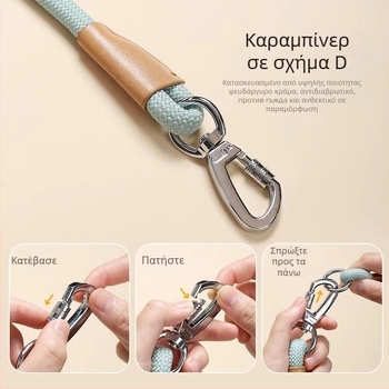 Zhongheng νάιλον ιμάντας έλξης για σκύλους, επεκτειόμενος