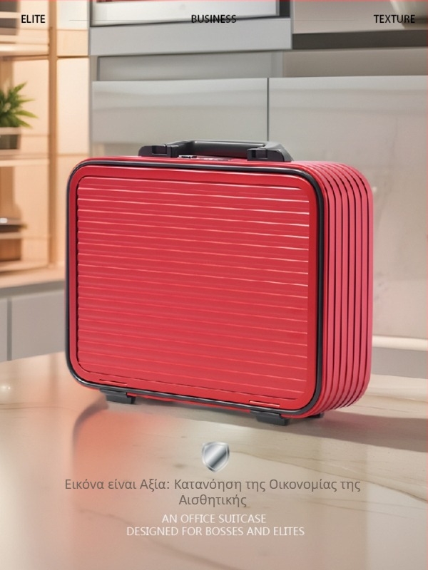Θήκη φορητού υπολογιστή RIGHT HAND LUGGAGE - αδιάβροχη, εξαιρετικά ελαφριά, ανθεκτική σε κλοπή, ριγέ σχέδιο, επένδυση από πολυεστέρα